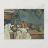 Paul Cezanne - Ginger Pot met Pomegranaat Briefkaart (Voorkant)