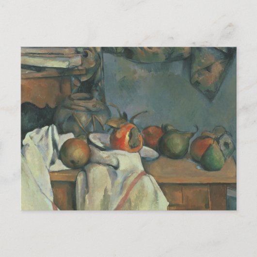 Paul Cezanne - Ginger Pot met Pomegranaat Briefkaart (Voorkant)