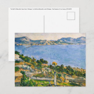 Paul Cezanne - Golf van Marseille gezien vanuit Es Briefkaart