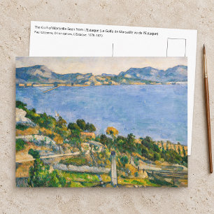 Paul Cezanne - Golf van Marseille gezien vanuit Es Briefkaart