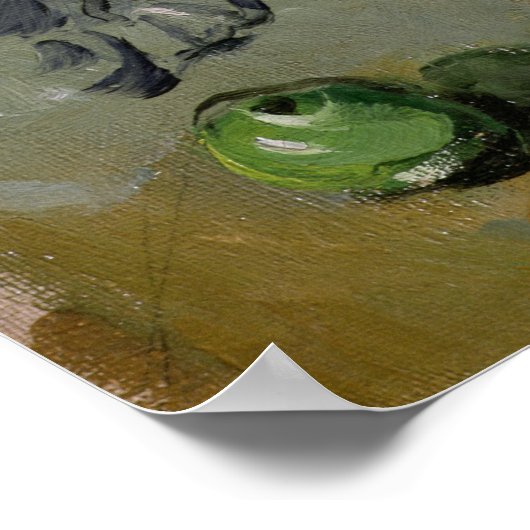 Paul Cezanne | Groene appelen, c.1872-73 Poster (Hoek)