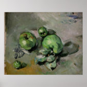 Paul Cezanne | Groene appelen, c.1872-73 Poster (Voorkant)