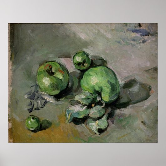 Paul Cezanne | Groene appelen, c.1872-73 Poster (Voorkant)