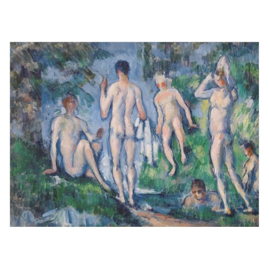 Paul Cezanne - Groep badenden Tafelkleed (Voorkant (Horizontaal))