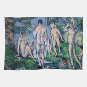 Paul Cezanne - Groep badenden Theedoek