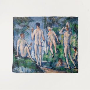 Paul Cezanne - Groep badenden Wandkleed