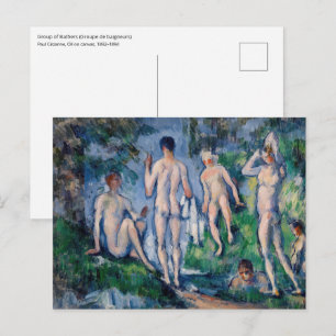 Paul Cezanne - Groep Baders Briefkaart