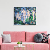 Paul Cezanne - Groep Baders Canvas Afdruk (Insitu (Woonkamer))