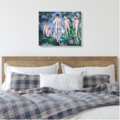 Paul Cezanne - Groep Baders Canvas Afdruk (Insitu (Slaapkamer))
