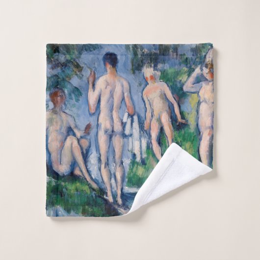 Paul Cezanne - Groep Bathers Bad Handdoek (Wasdoekje)