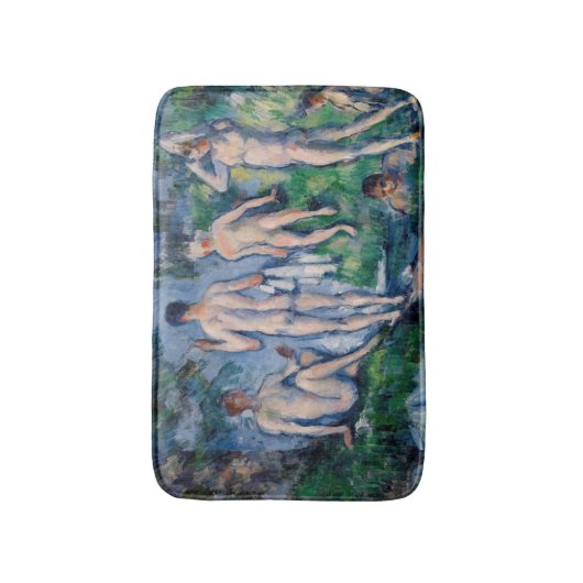 Paul Cezanne - Groep Bathers Badmat (Voorkant Verticaal)