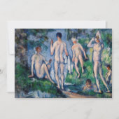 Paul Cezanne - Groep Bathers Bedankkaart (Voorkant)