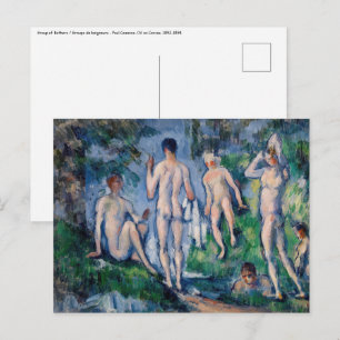Paul Cezanne - Groep Bathers Briefkaart