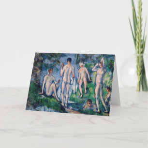 Paul Cezanne - Groep Bathers Kaart