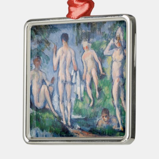Paul Cezanne - Groep Bathers Metalen Ornament (Links)