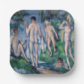 Paul Cezanne - Groep Bathers Papieren Bordje (Voorkant)