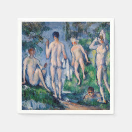 Paul Cezanne - Groep Bathers Servet