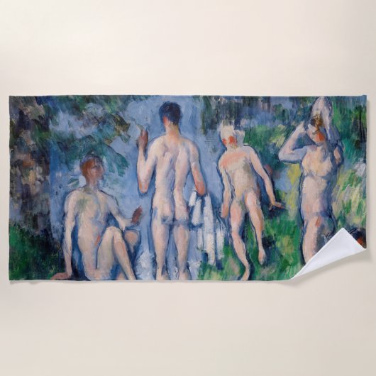 Paul Cezanne - Groep Bathers Strandlaken (Voorkant)
