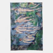 Paul Cezanne - Groep Bathers Theedoek (Verticaal)