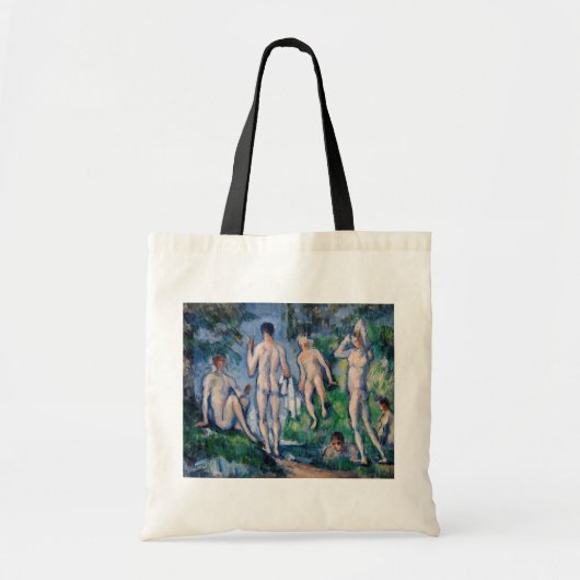 Paul Cezanne - Groep Bathers Tote Bag (Voorkant)