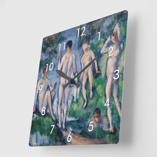 Paul Cezanne - Groep Bathers Vierkante Klok (Hoek)