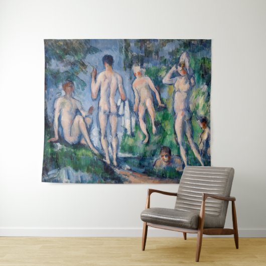Paul Cezanne - Groep Bathers Wandkleed (In Situ (horizontaal))