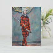 Paul Cezanne - Harlequin Kaart (Staand voorkant)