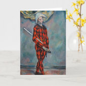 Paul Cezanne - Harlequin Kaart (Gele Bloem)