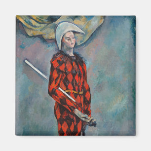 Paul Cezanne - Harlequin Magneet
