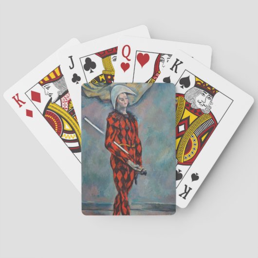 Paul Cezanne - Harlequin Pokerkaarten (Achterkant)