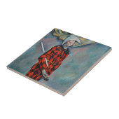 Paul Cezanne - Harlequin Tegeltje (Zijkant)