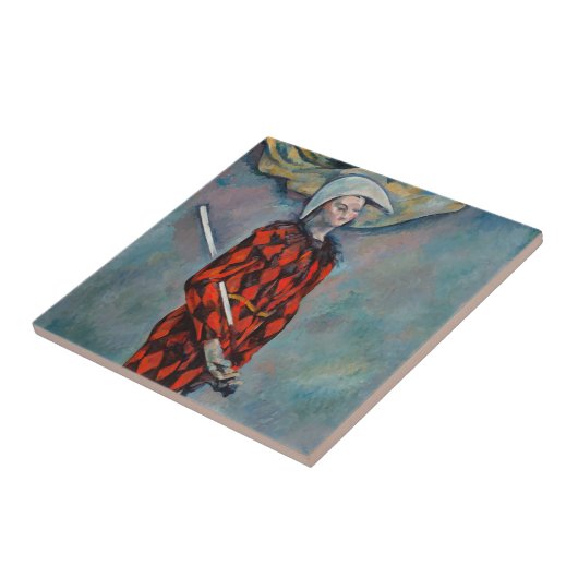 Paul Cezanne - Harlequin Tegeltje (Zijkant)