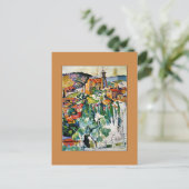 Paul Cezanne - Het dorp Gardanne Briefkaart (Staand voorkant)