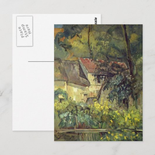 Paul Cezanne - Het Huis van Pere Lacroix in Auvers Briefkaart (Voorkant / Achterkant)