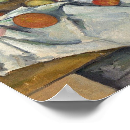 Paul Cezanne - het mand van appels Poster (Hoek)