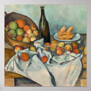 Paul Cezanne - het mand van appels Poster