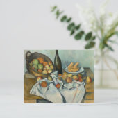 Paul Cezanne - Het mandje appels Briefkaart (Staand voorkant)