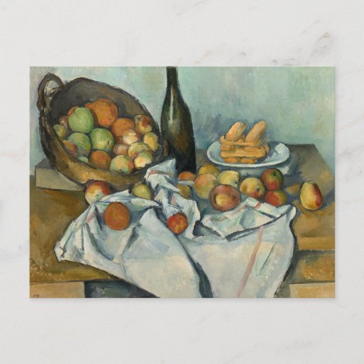 Paul Cezanne - Het mandje appels Briefkaart (Voorkant)