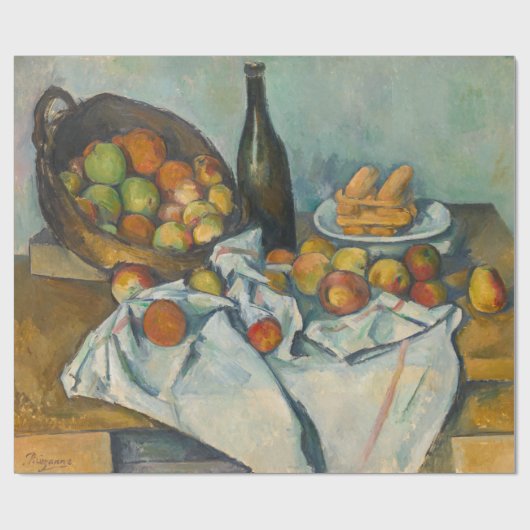Paul Cezanne - Het mandje appels Cadeaupapier (Vlak)