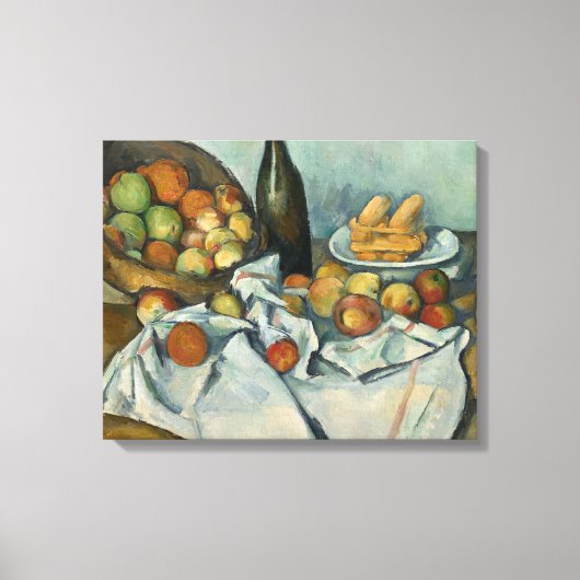 Paul Cezanne - Het mandje appels Canvas Afdruk (Voorkant)
