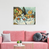 Paul Cezanne - Het mandje appels Canvas Afdruk (Insitu (Woonkamer))