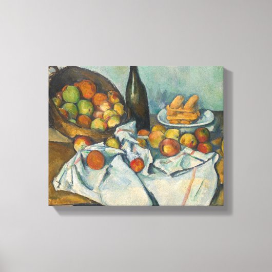 Paul Cezanne - Het mandje appels Canvas Afdruk (Voorkant)