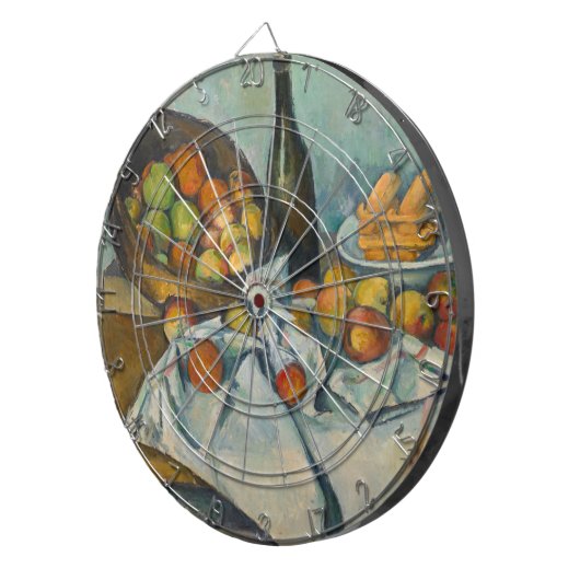 Paul Cezanne - Het mandje appels Dartbord (Voorkant Rechts)