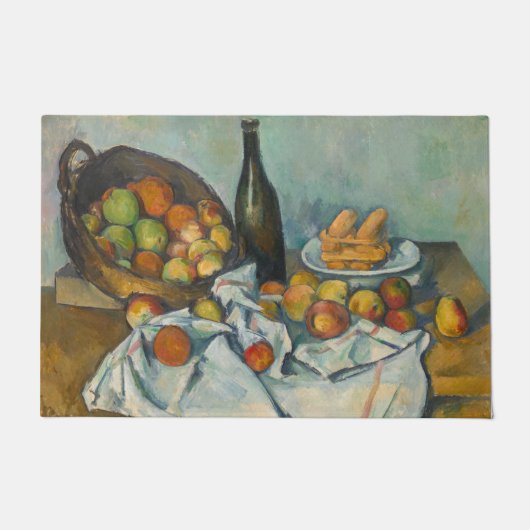 Paul Cezanne - Het mandje appels Deurmat (Voorkant)