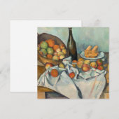 Paul Cezanne - het mandje appels Feestdagenkaart (Voorkant / Achterkant)