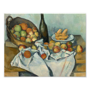 Paul Cezanne - Het mandje appels Foto Afdruk