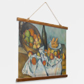 Paul Cezanne - Het mandje appels Hangend Wandkleed (Gebogen)