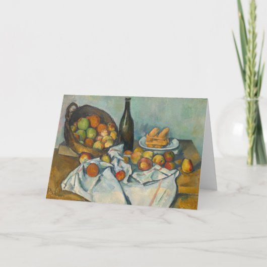 Paul Cezanne - Het mandje appels Kaart (Voorkant)