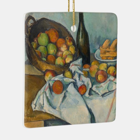 Paul Cezanne - Het mandje appels Keramisch Ornament (Rechts)