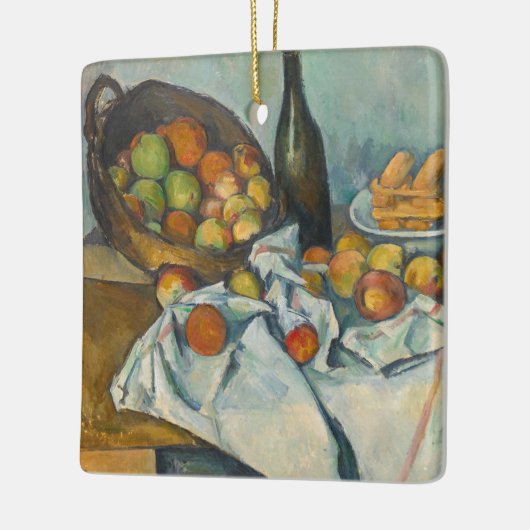 Paul Cezanne - Het mandje appels Keramisch Ornament (Links)